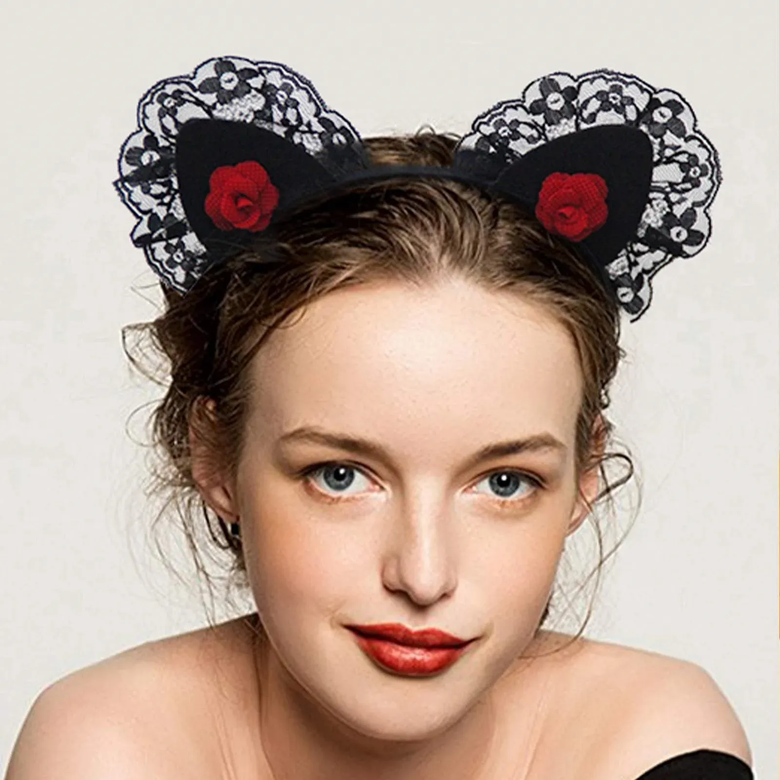 Обруч Вушка котячі Candygirl Пластик, фото №4