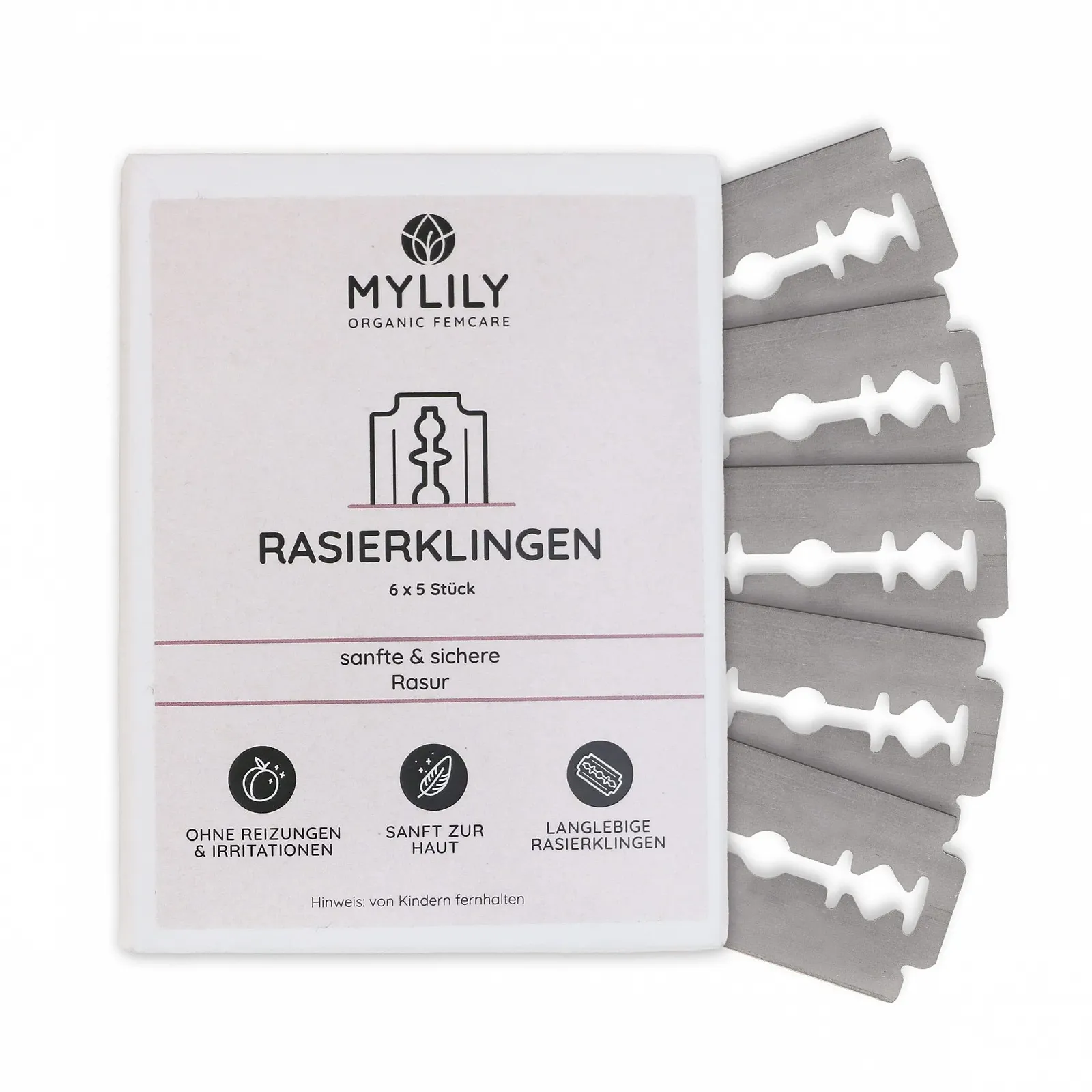 Лезвия для безопасной бритвы MYLILY 30 шт., фото №1