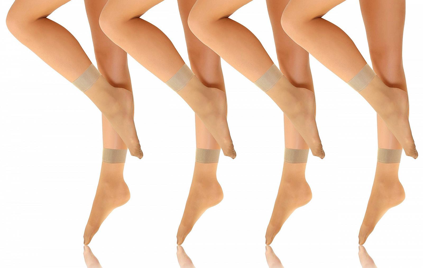 Носки sesto senso Женские 4 шт. Шелковые тонкие носки 15 Denier, носки для обуви, один размер, фото №2