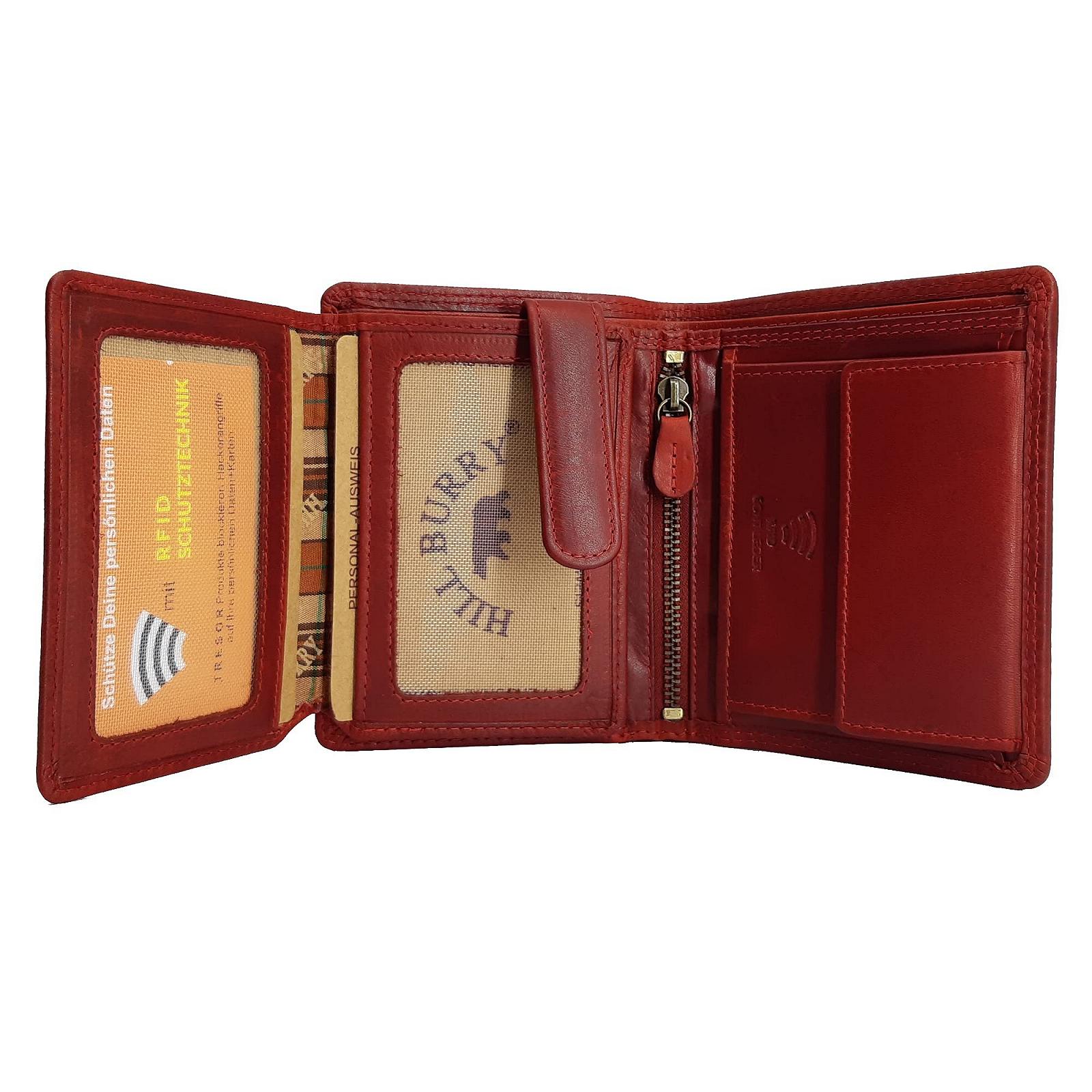 Гаманець Hill Burry Collection Portrait Format Classic Red, червоний, фото №5