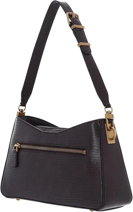 Жіноча сумка через плече Guess Ginevra темно - коричневий, фото №3