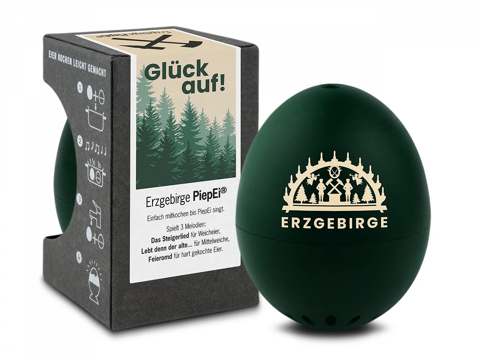 Таймер для яиц Brainstream Erzgebirge PiepEi музыкальный, фото №1 Таймер для яиц Brainstream Erzgebirge PiepEi музыкальный, фото №1