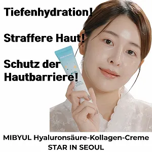 Денний зволожувальний крем STAR IN SEOUL MIBYUL Hyaluronic Acid Collagen для обличчя та шиї 75 мл synthetic.ua - Фото 1