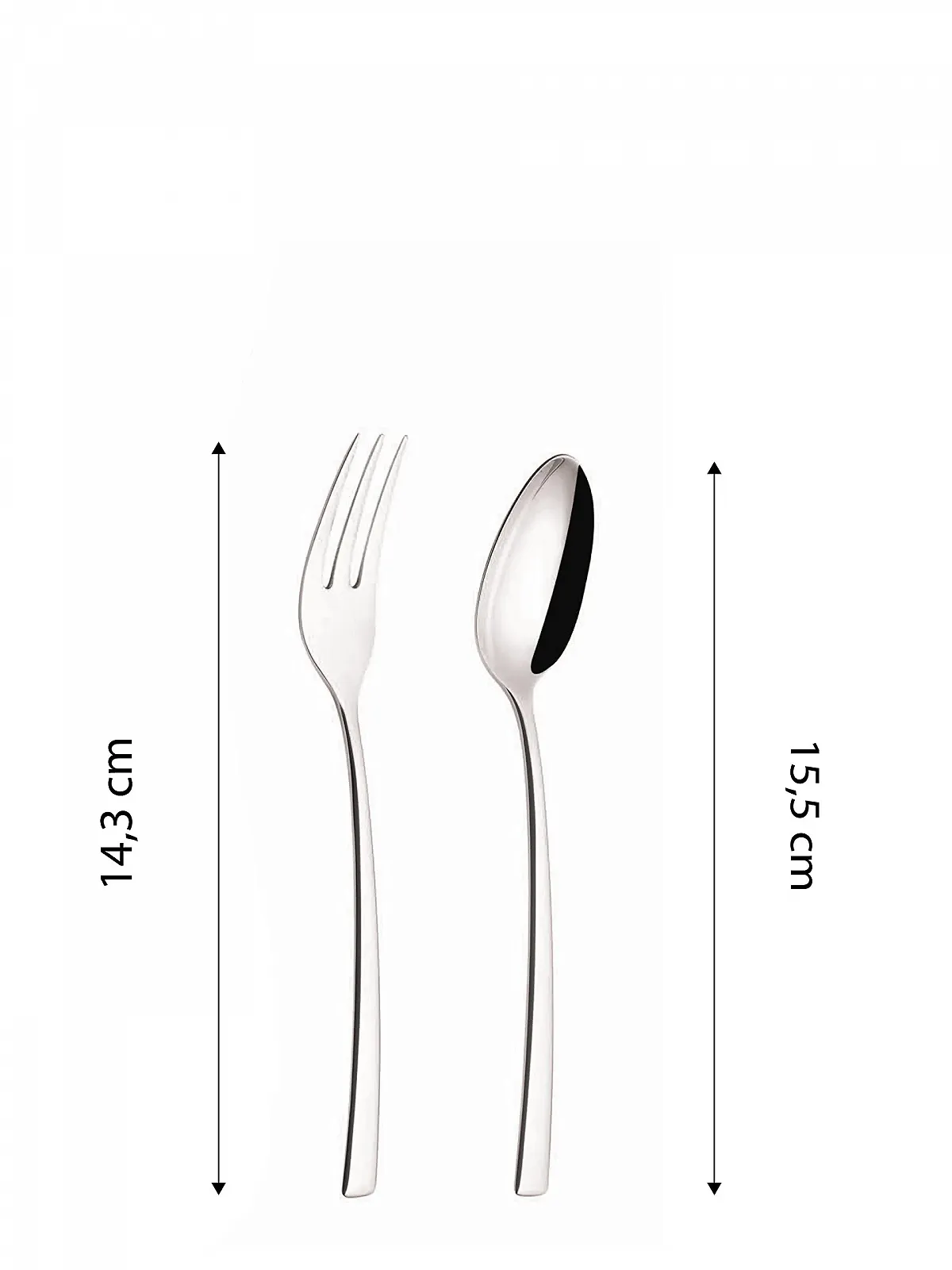 Набір столових приборів ECHTWERK Avelino 30 предметів Срібний, фото №7