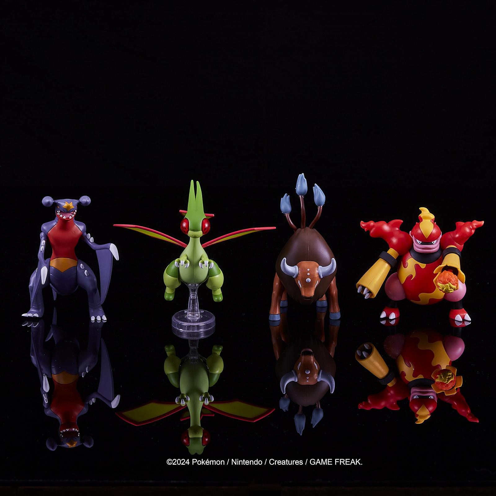 Бойові фігурки Pokémon Knakrack, Magbrant, Tauros, Dragonfly, 11,5 см, 4 шт., фото №3