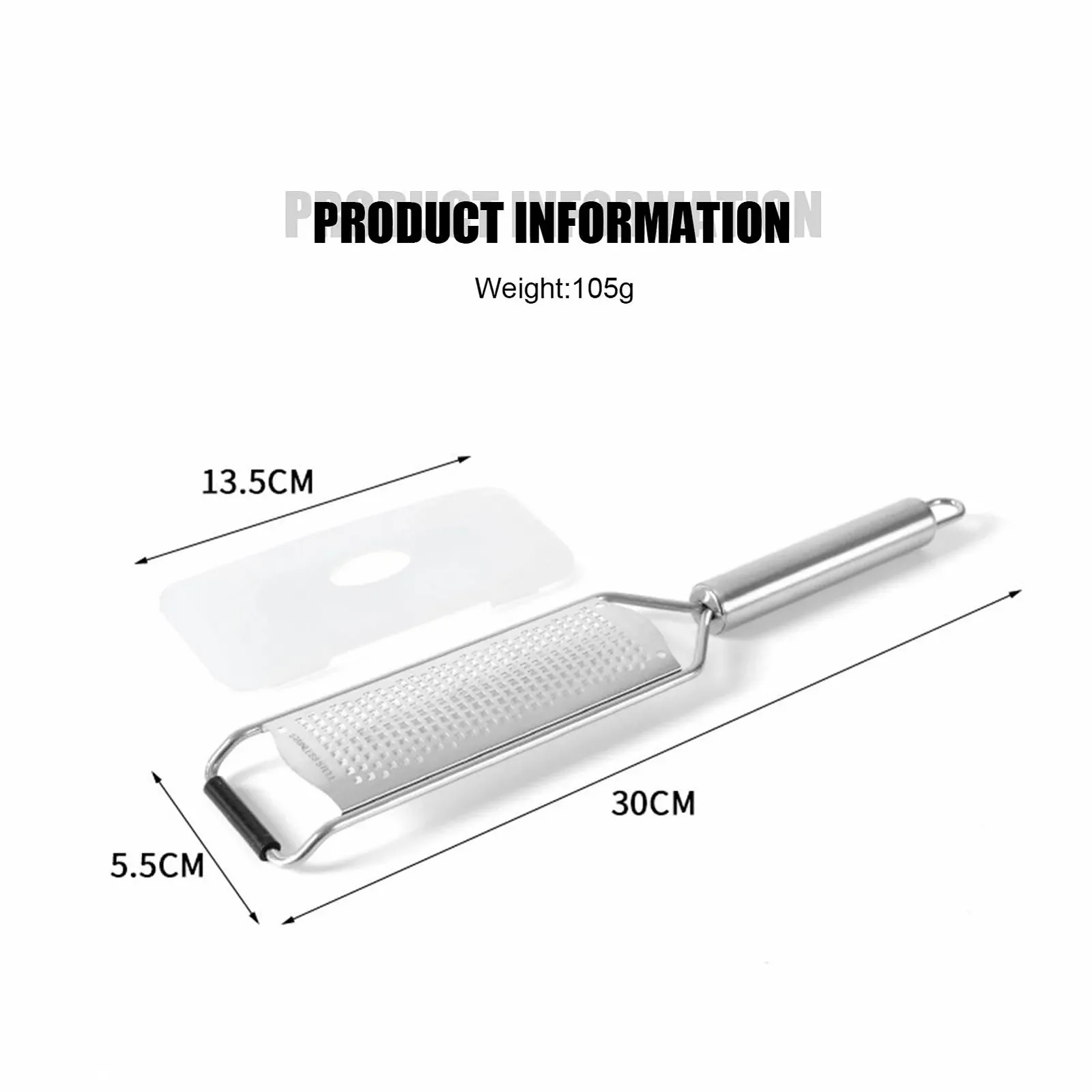 Тертка ручна Berglander для сиру, овочів з ергономічною ручкою для крупного натирання, фото №4
