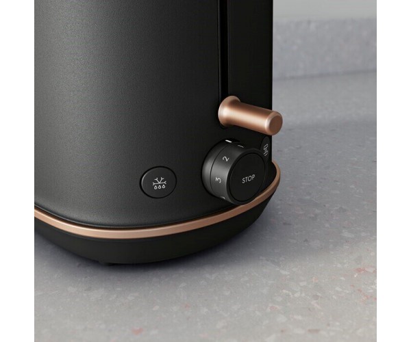 Electrolux Тостер 980Вт метал чорний, фото №5