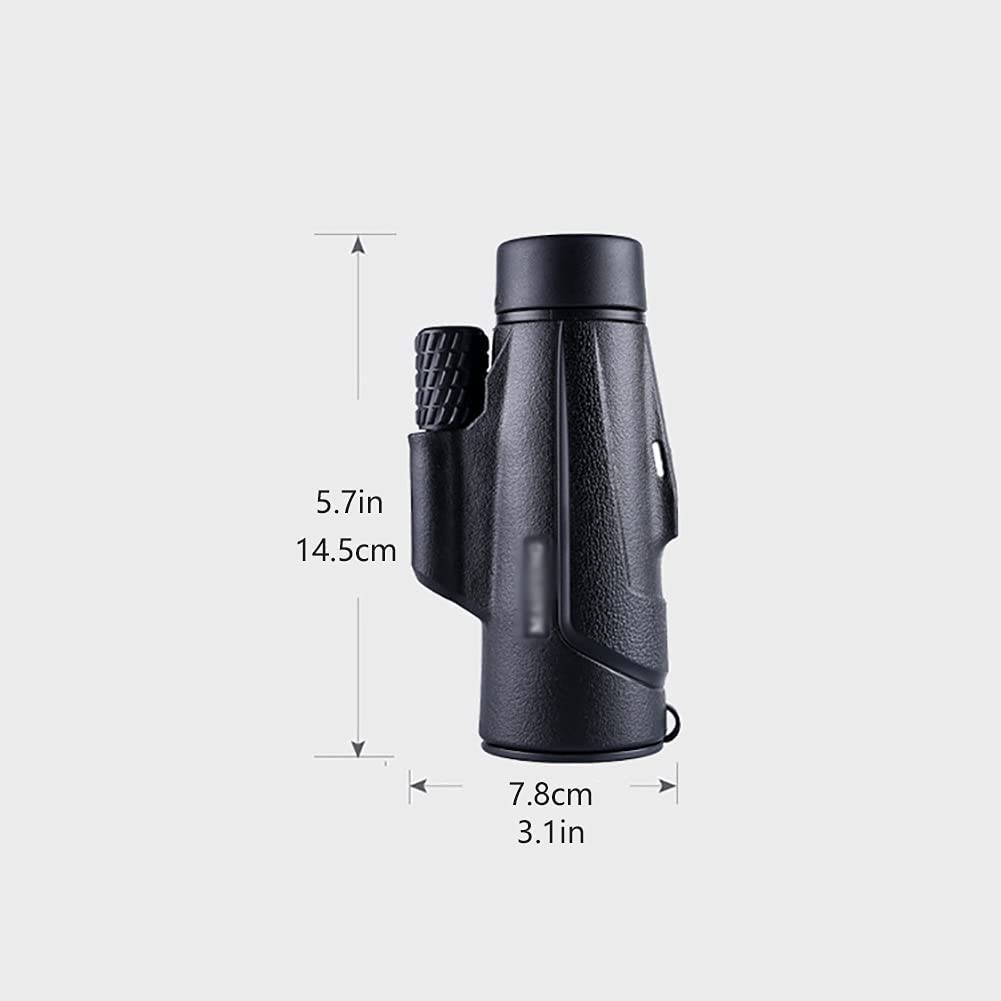 Монокуляр DERBUT 10 x 42 Monocular Telescope BAK4 Prism з адаптером для телефону та треножником, фото №7