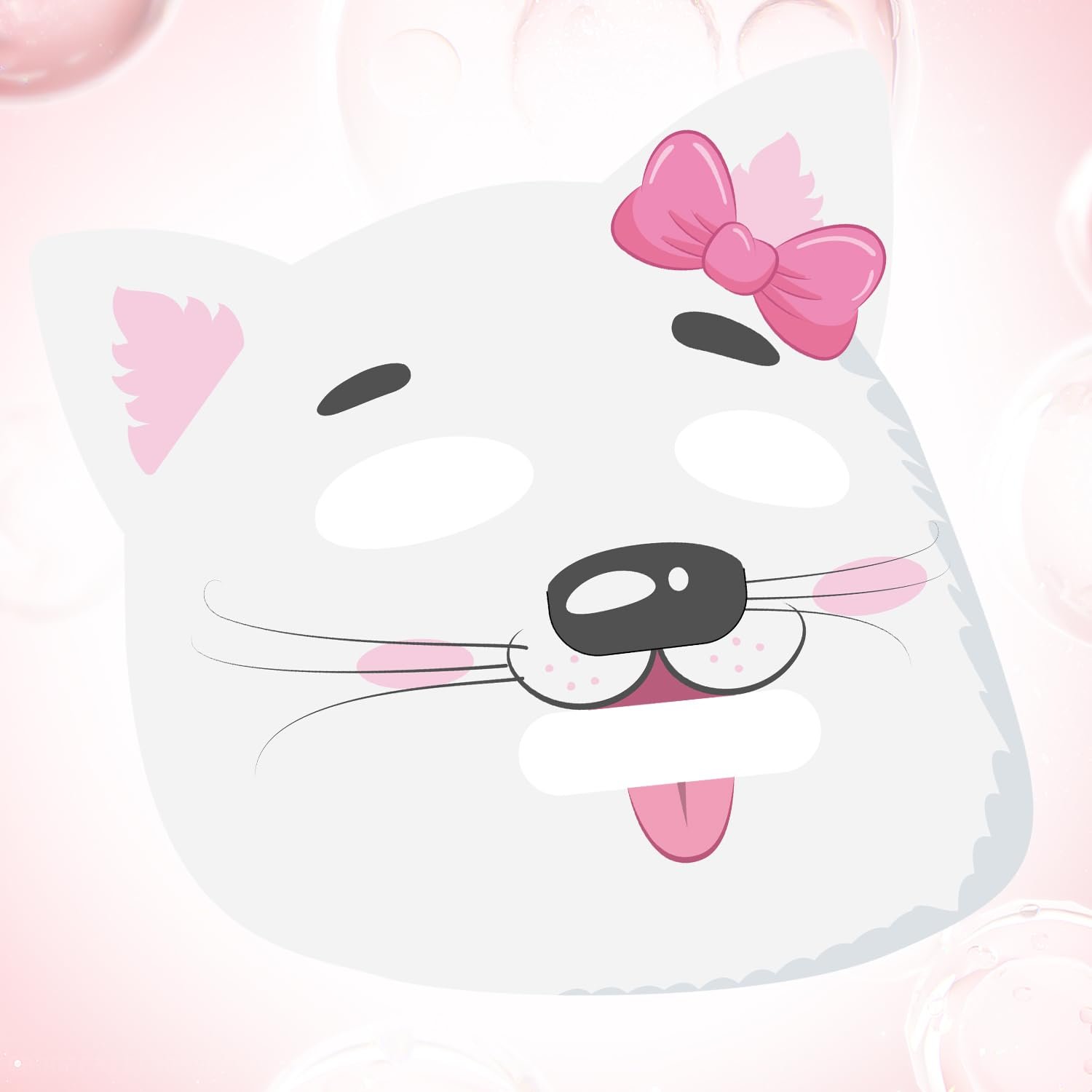 Маска для лица Животные Листья Маски Набор для ухода за кожей 5 шт Успокаивающие и увлажняющие маски для лица Увлажняющая косметическая маска для лица Ежедневный уход, фото №2