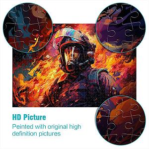 Пазл Fireman 1000 элементов 38 x 52 см synthetic.ua - Фото 1