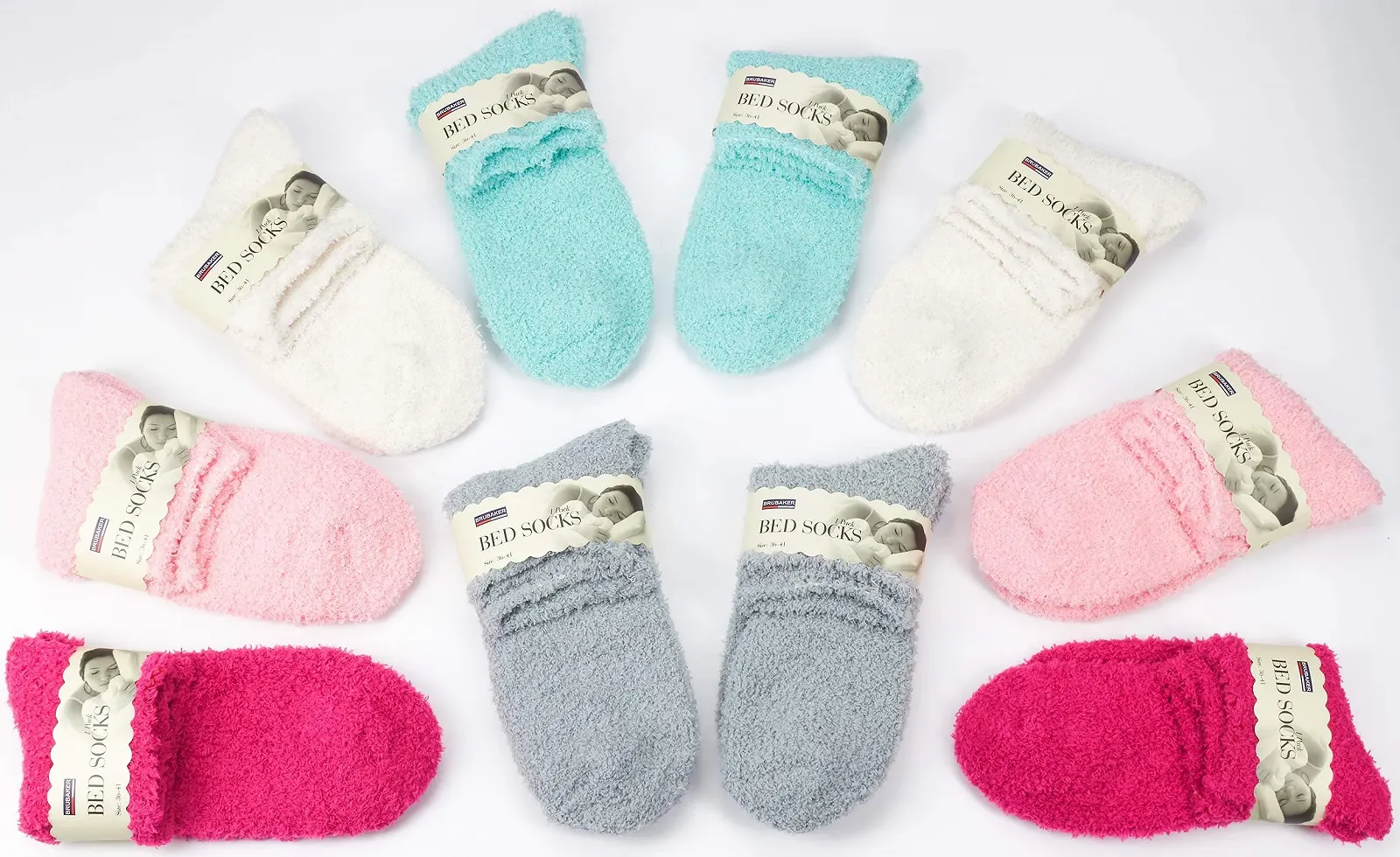 Носки для кровати BRUBAKER, флисовые, уютные носки, размер 36-41, фото №9 Носки для кровати BRUBAKER, флисовые, уютные носки, размер 36-41, фото №9