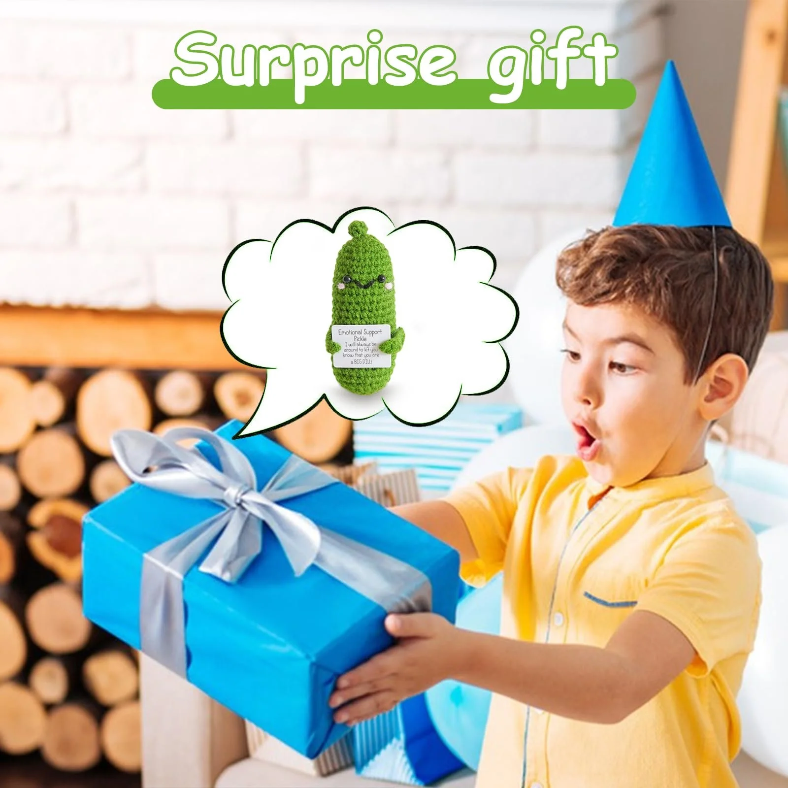 TECHEEL Вязаный Огурец Эмоциональная Поддержка Пикули Крафтовый Позитив, фото №5 TECHEEL Вязаный Огурец Эмоциональная Поддержка Пикули Крафтовый Позитив, фото №5