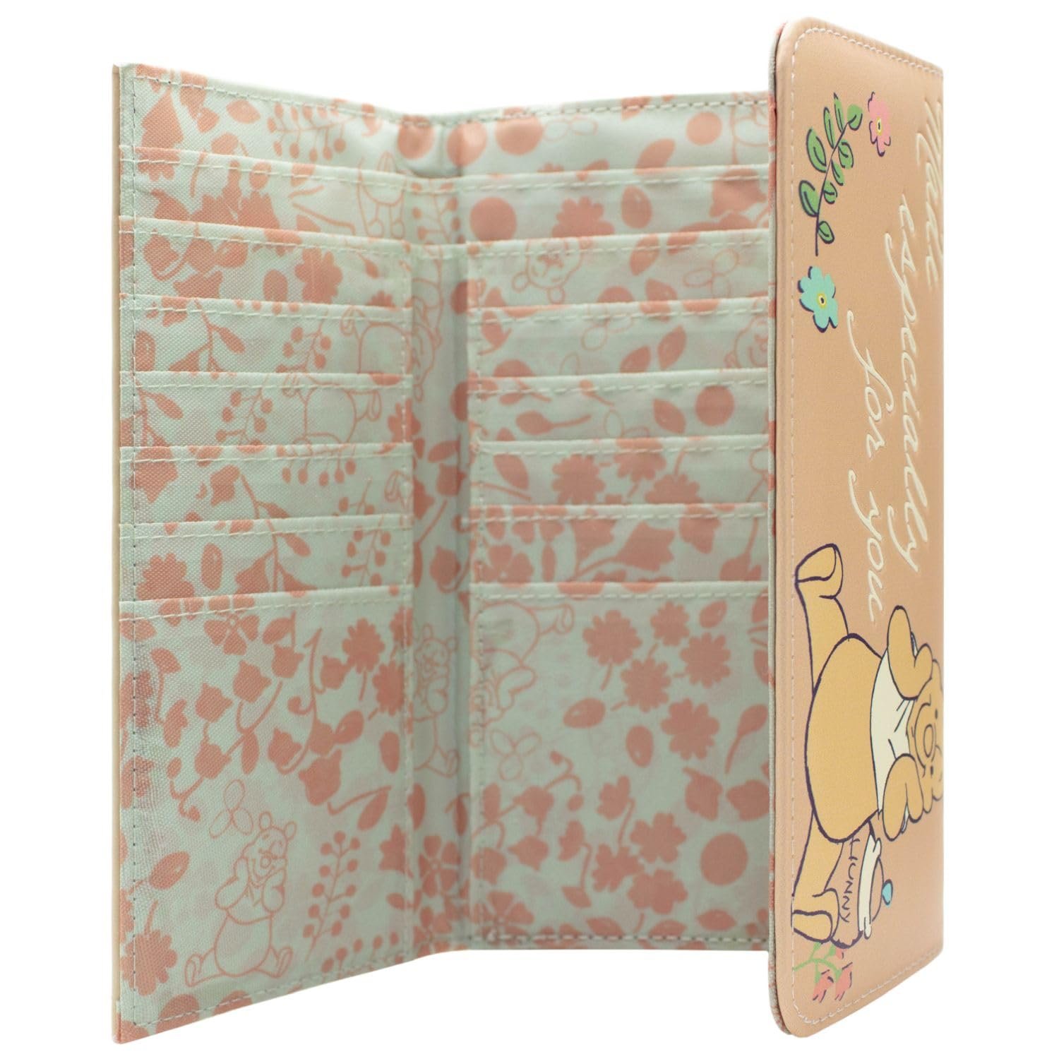 Кошелек Winnie The Pooh Flowers & Honey Тройной Отделение для монет и держатель для карт Оранжевый, фото №3