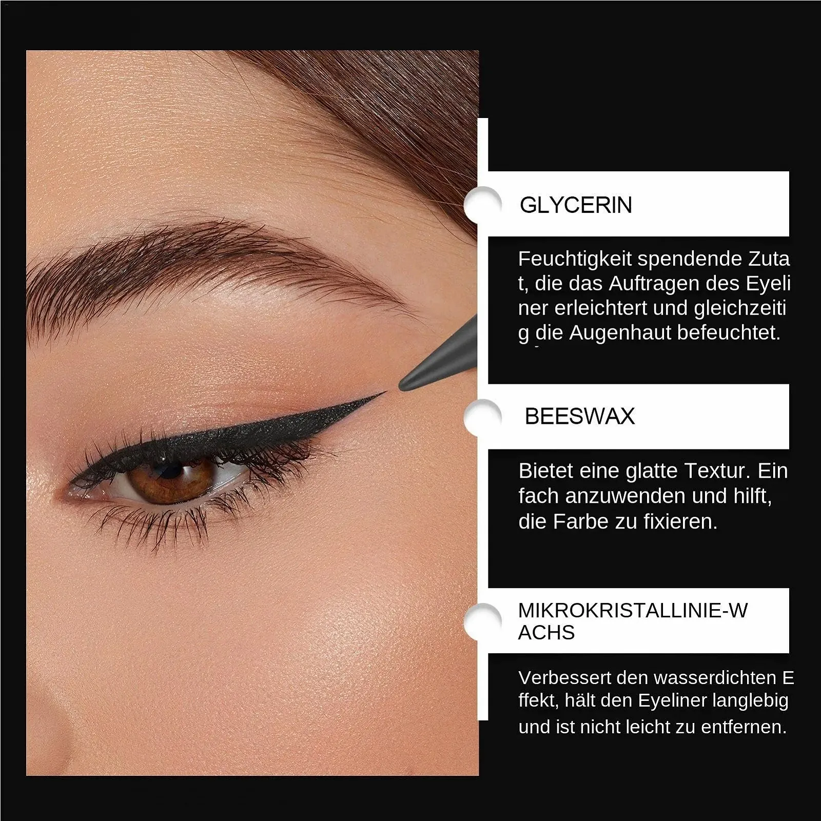 Карандаш для глаз GkgWuxf Водостойкий Долговременный пигментированный, фото №7