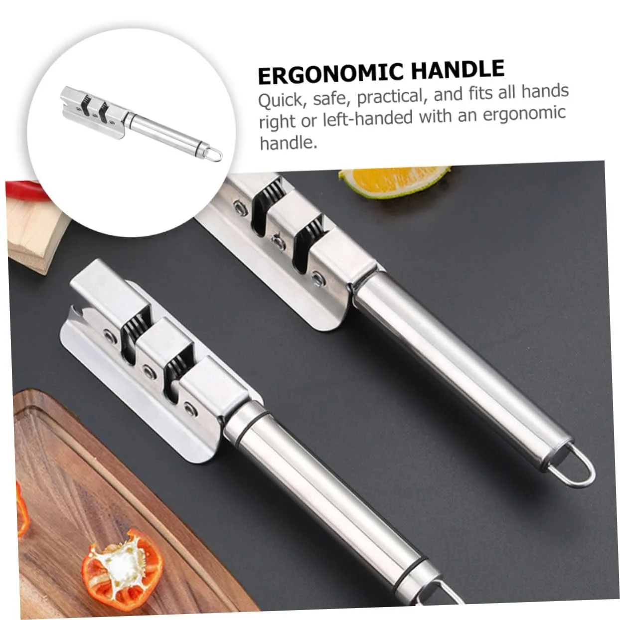 Точилка для ножей и ножниц Ipetboom эргономичная настольная бытовая, фото №7