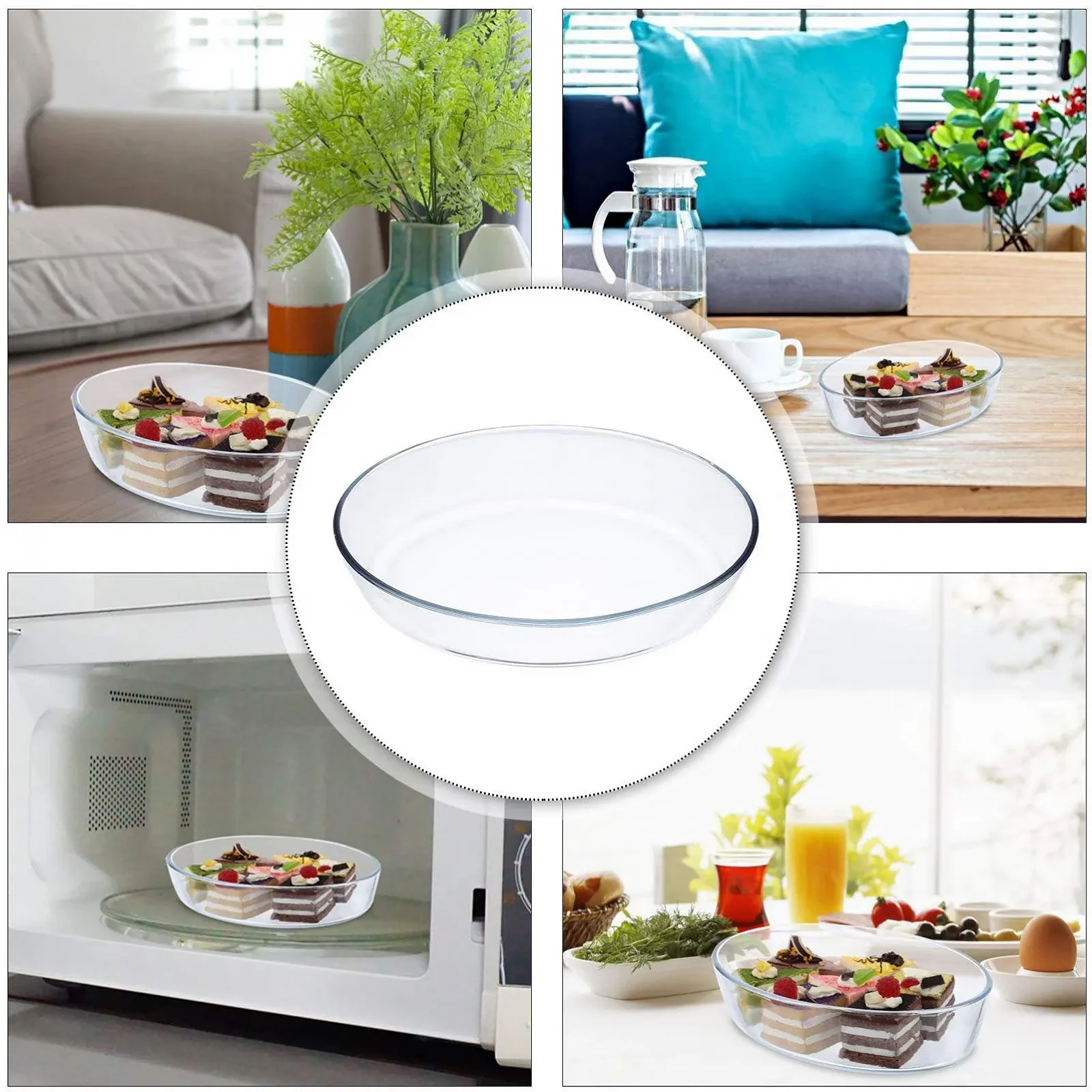 Форма для запекания жаростойкая стеклянная 1 шт., фото №4