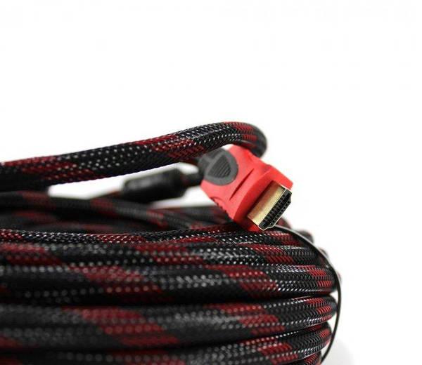 Кабель HDMI-HDMI v1.4 LogicPower 30m Black/Red, фото №1