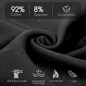 Шапка-бини HAMUNI Slouchy для женщин, Удобная хлопчатобумажная шапка, Двойной слой, Мягкая synthetic.ua - Фото 1