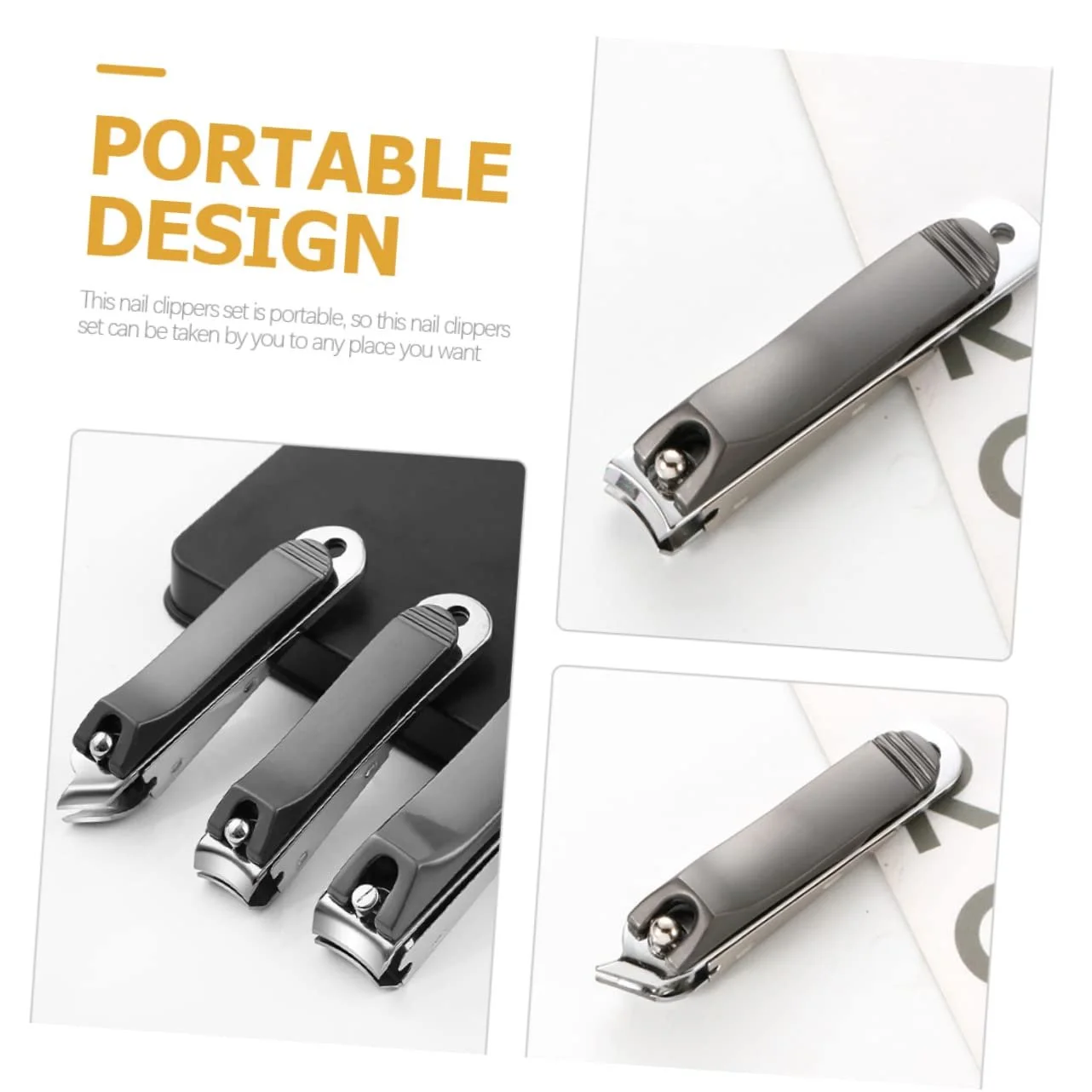 Кусачки для ногтей PACKOVE Набор 2 шт., из нержавеющей стали, фото №3 Кусачки для ногтей PACKOVE Набор 2 шт., из нержавеющей стали, фото №3