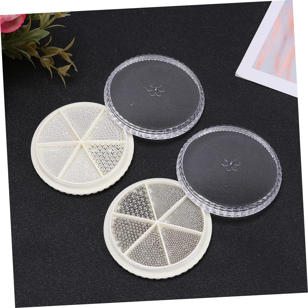 Украшения для ногтей металлические стальные Beavorty 6 шт. Набор украшений для маникюра, элегантные украшения для друзей и креативного дизайна ногтей, фото №3