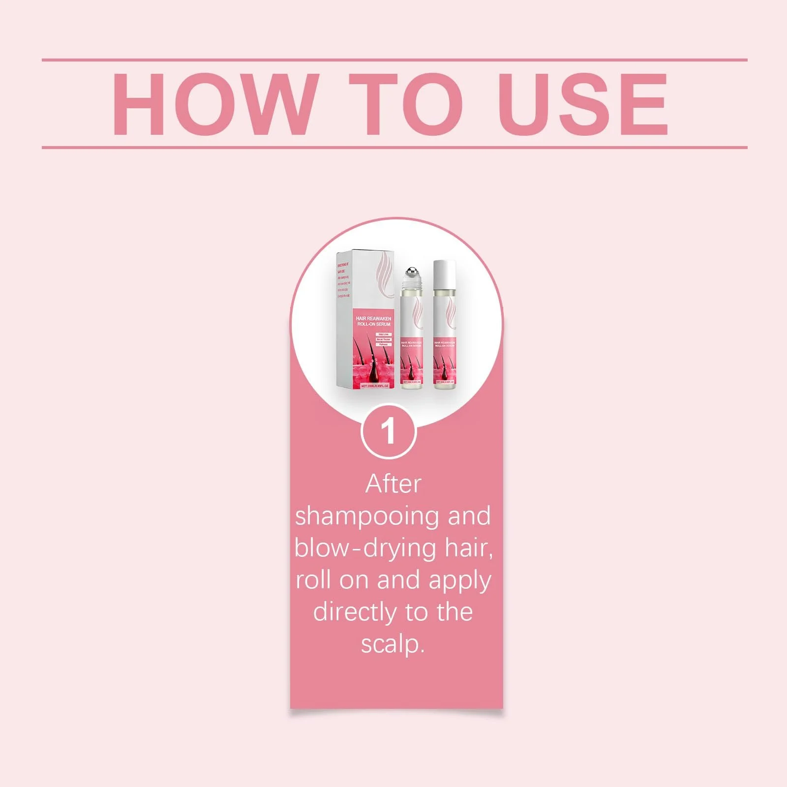 Сироватка для волосся Roll On, Сироватка для волосся з роликом, Сироватка для шкіри голови, 56 мл, фото №4 Сироватка для волосся Roll On, Сироватка для волосся з роликом, Сироватка для шкіри голови, 56 мл, фото №4