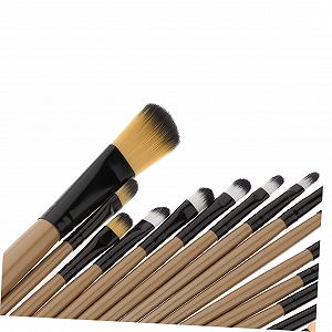 Набір кистей для макіяжу FRCOLOR 40 шт., кисті для косметики, кисть для пудри, бамбукові інструменти для краси, кисті для макіяжу synthetic.ua - Фото 1