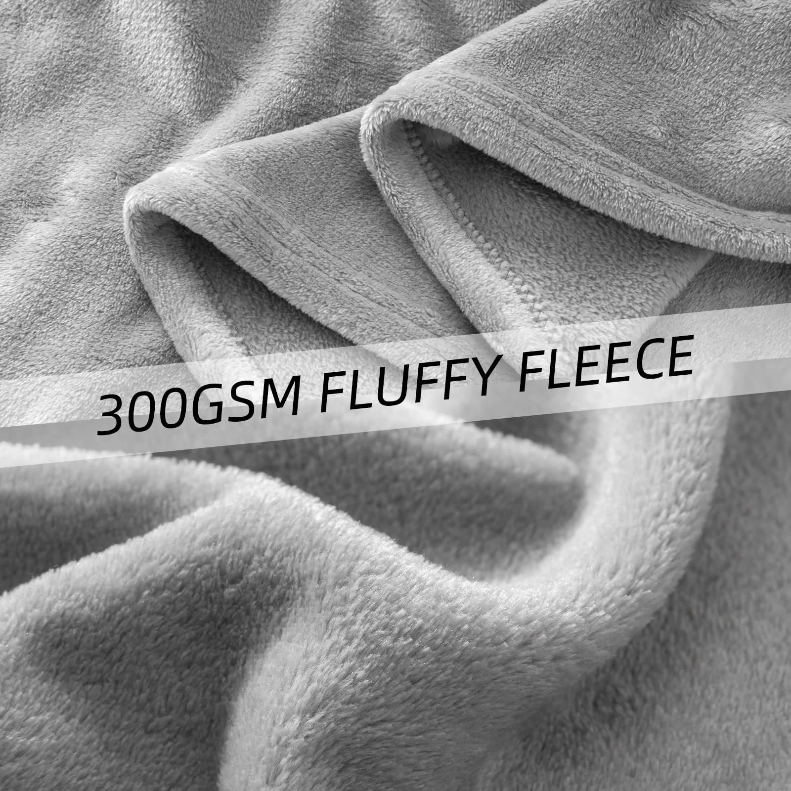 Покривало Good Nite М'яка Флісова 230 x 270 см Сіра, фото №3 Покривало Good Nite М'яка Флісова 230 x 270 см Сіра, фото №3