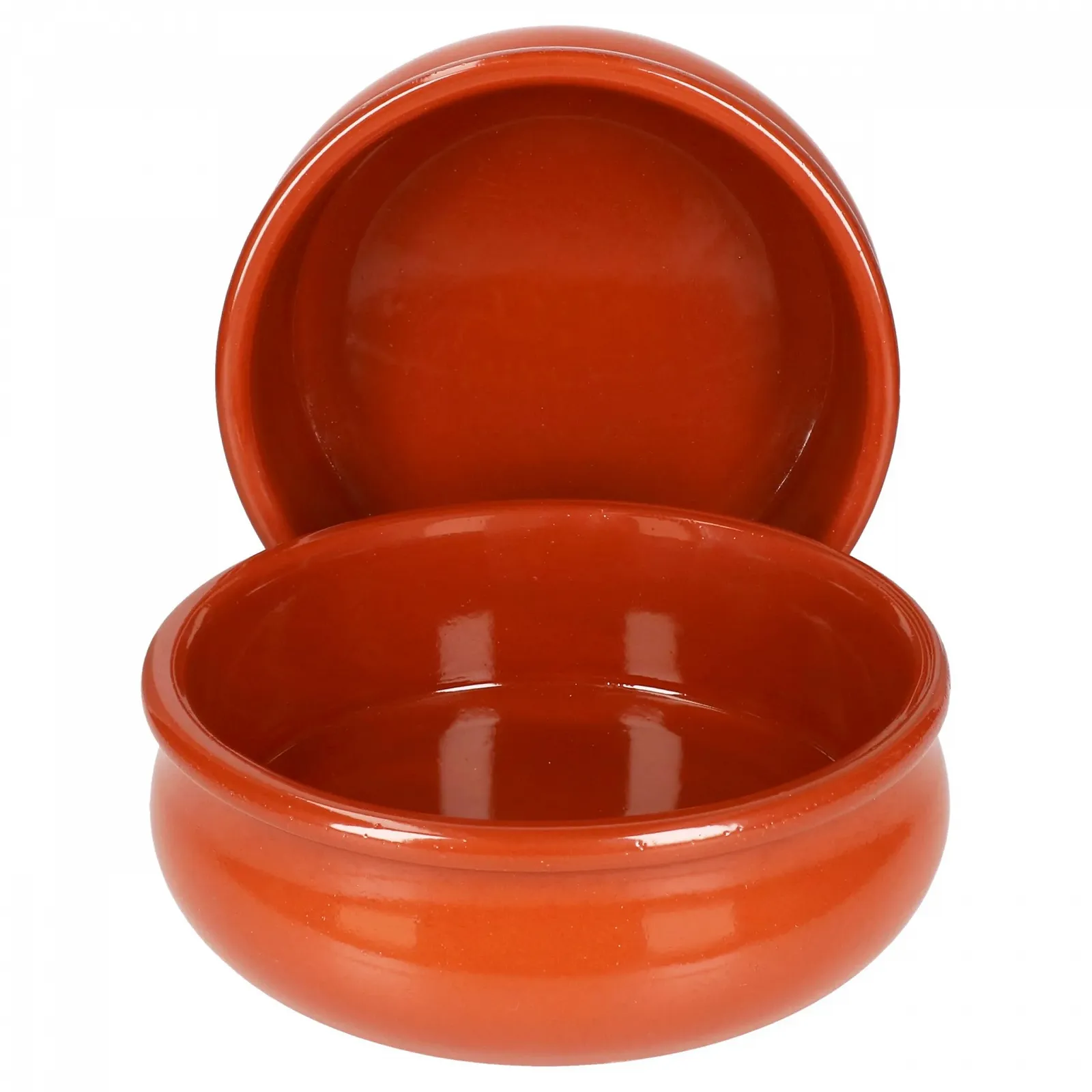 Миска MamboCat Berlin L 18.5 см Красно-коричневый набор 2 шт, фото №2