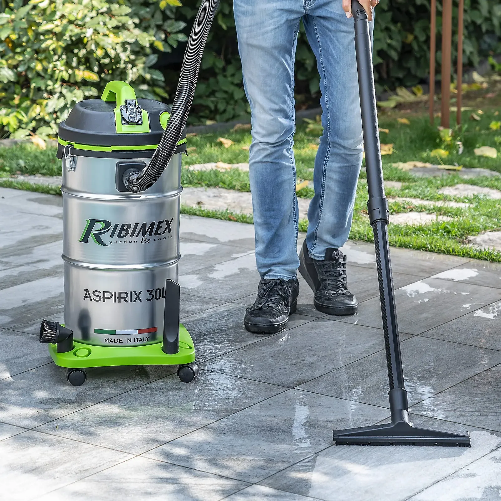 Пилосос для сухого та вологого прибирання RIBIMEX Aspiri PRASP30IT/PE 1200 Вт 30 л, фото №2