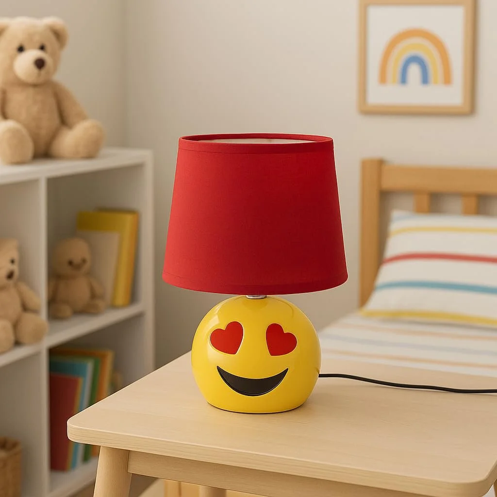 Настільна лампа Luxus Kids Love H 26 x Діаметр 18 E14 Кераміка Жовтий, фото №6