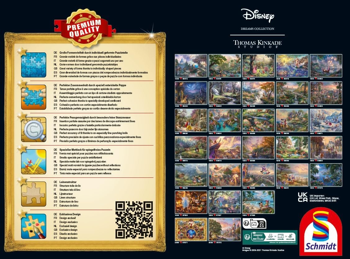 Пазл Schmidt Spiele Thomas Kinkade Disney 59475 1000 деталей, фото №3