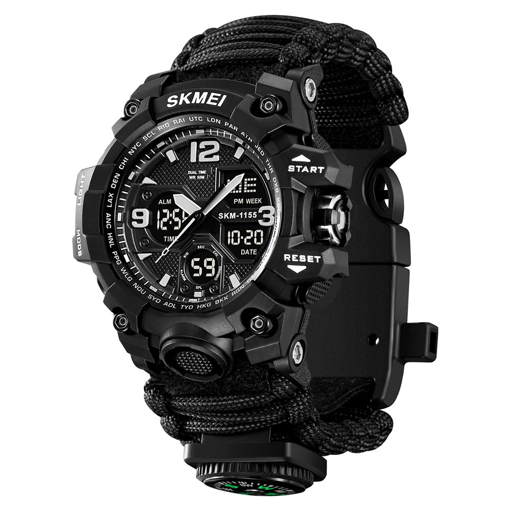 Годинник Skmei 1155B Чорний, фото №3