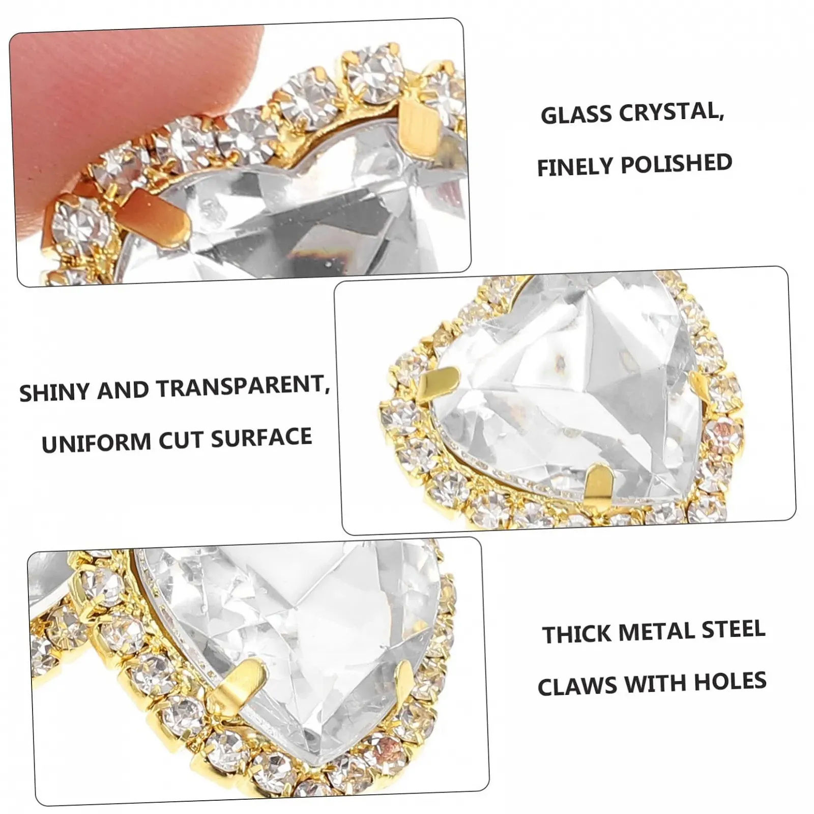 Стрази STOBOK 20 шт. для костюмів, прикраси для одягу та багажу, фото №5