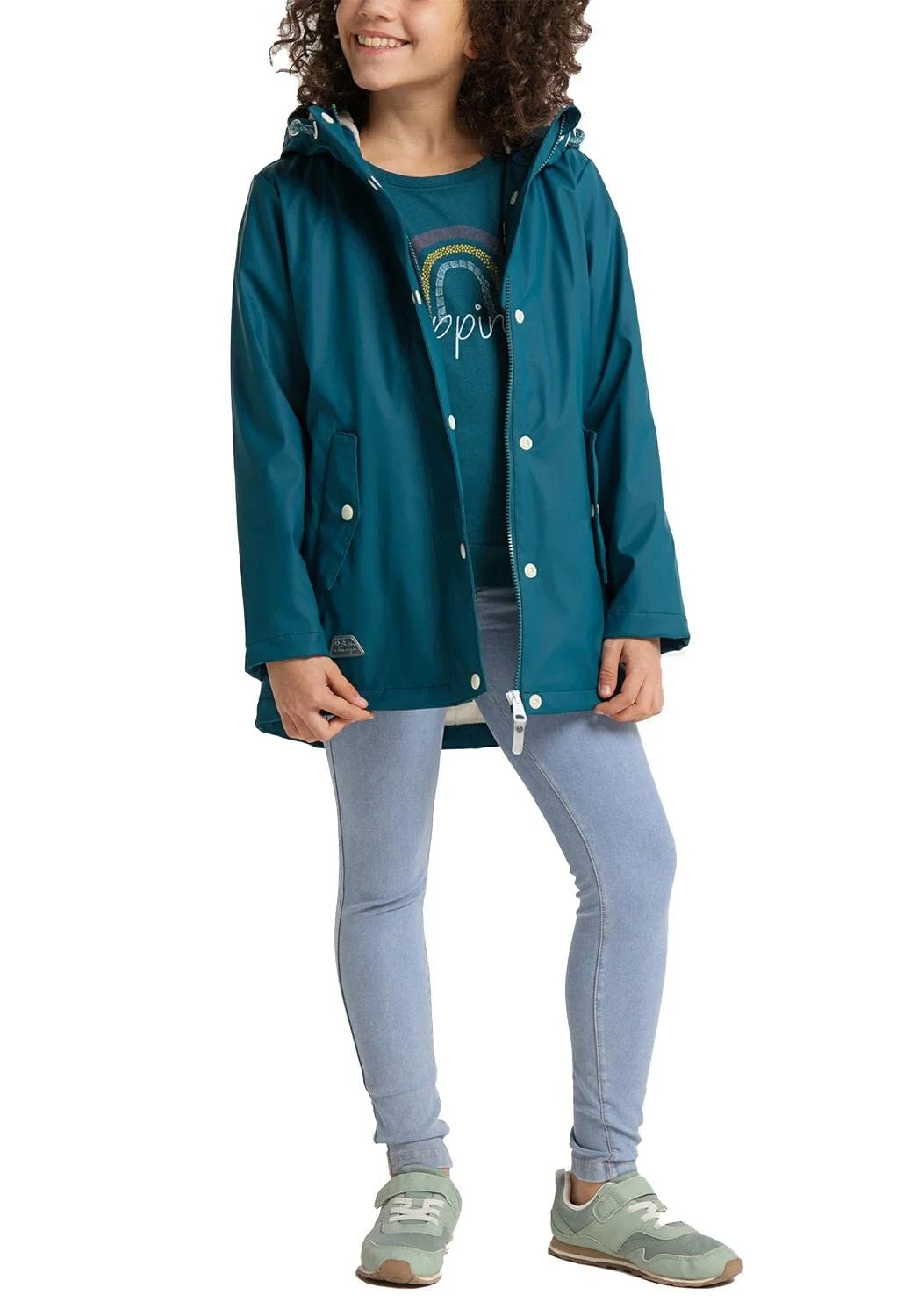 Зимнее пальто для девочек Ragwear Marjanka, водонепроницаемое, с подкладкой и капюшоном, размер 128-152, фото №5