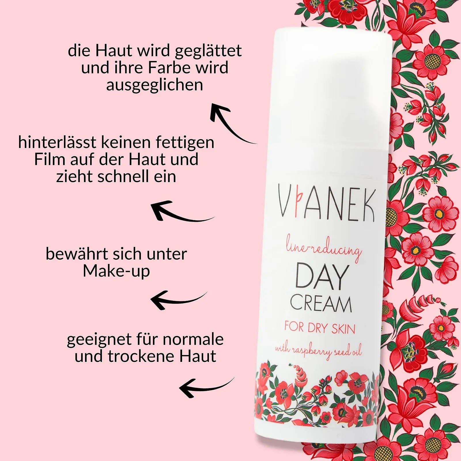 Крем для обличчя VIANEK Non-Slip Day Dry Skin Денний Для сухої шкіри, фото №3