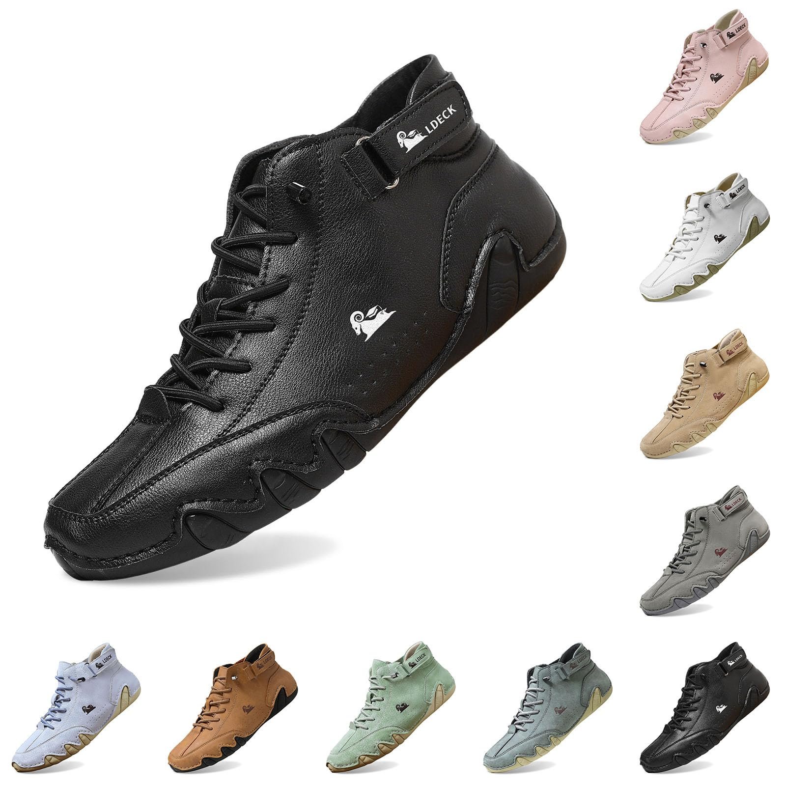 Взуття BarfuB Ultra Comfortable Non-Slip из натуральной кожи Flexao и Wandara Orthoschuhe для Unisex женщин и мужчин большого размера, фото №6