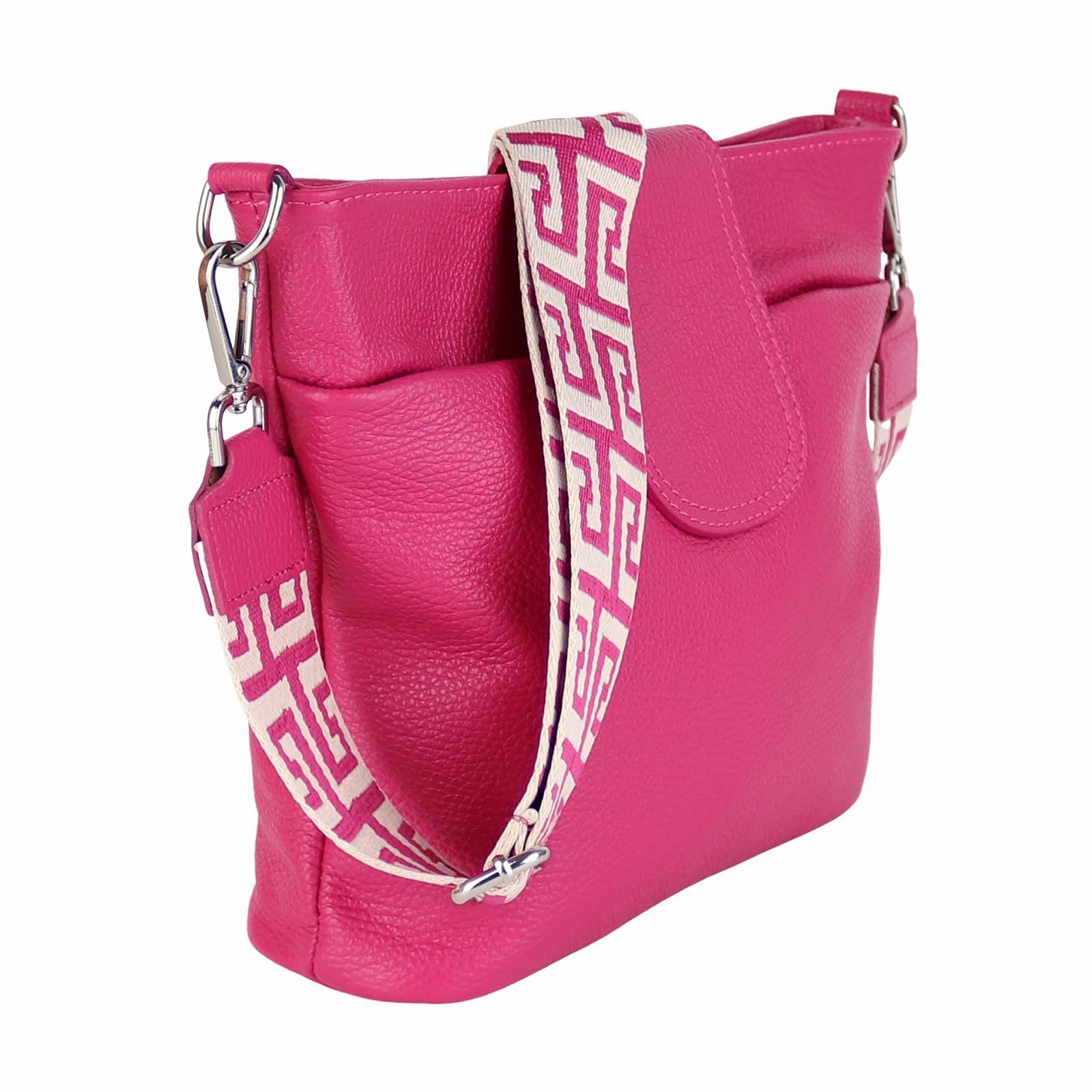 Сумка женская MIRROSI через плечо, натуральная кожа, сделано в Италии, стиль бохо, 30 x 24.50 x 9 см (Ш x ВxТ), много места для хранения, ручная сумка, нагрудная сумка, сумка через плечо (1 сумка и 2 ремешка), фото №2