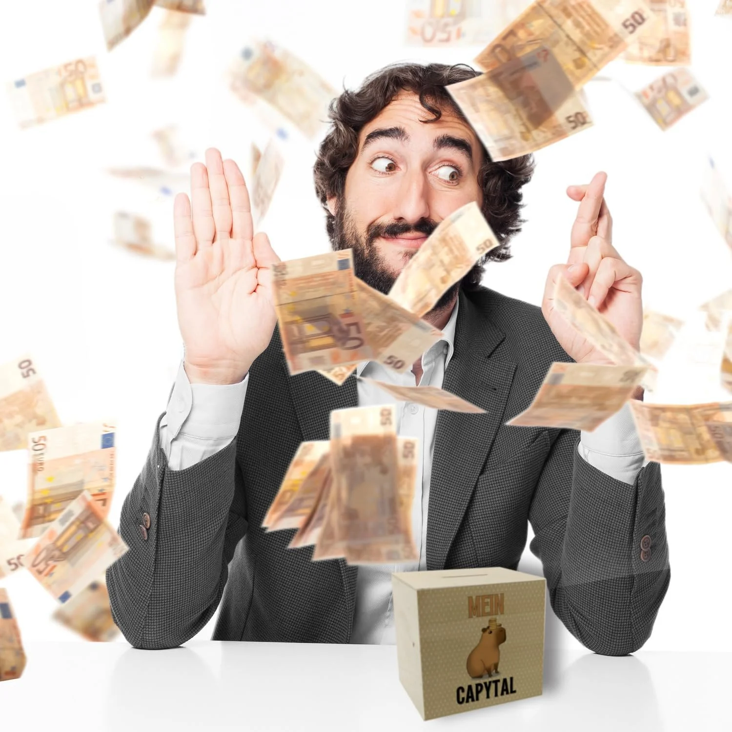 Скарбничка Mein Capytal дерев'яна Капібара, фото №7