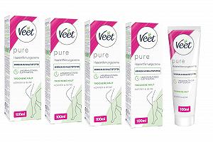 Крем для депиляции Veet Silk & Fresh Для сухой кожи 4 x 100 мл - Фото 1