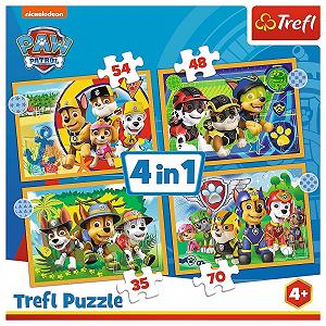 Пазл Paw Patrol 4-in-1 Дитячий - Фото 1