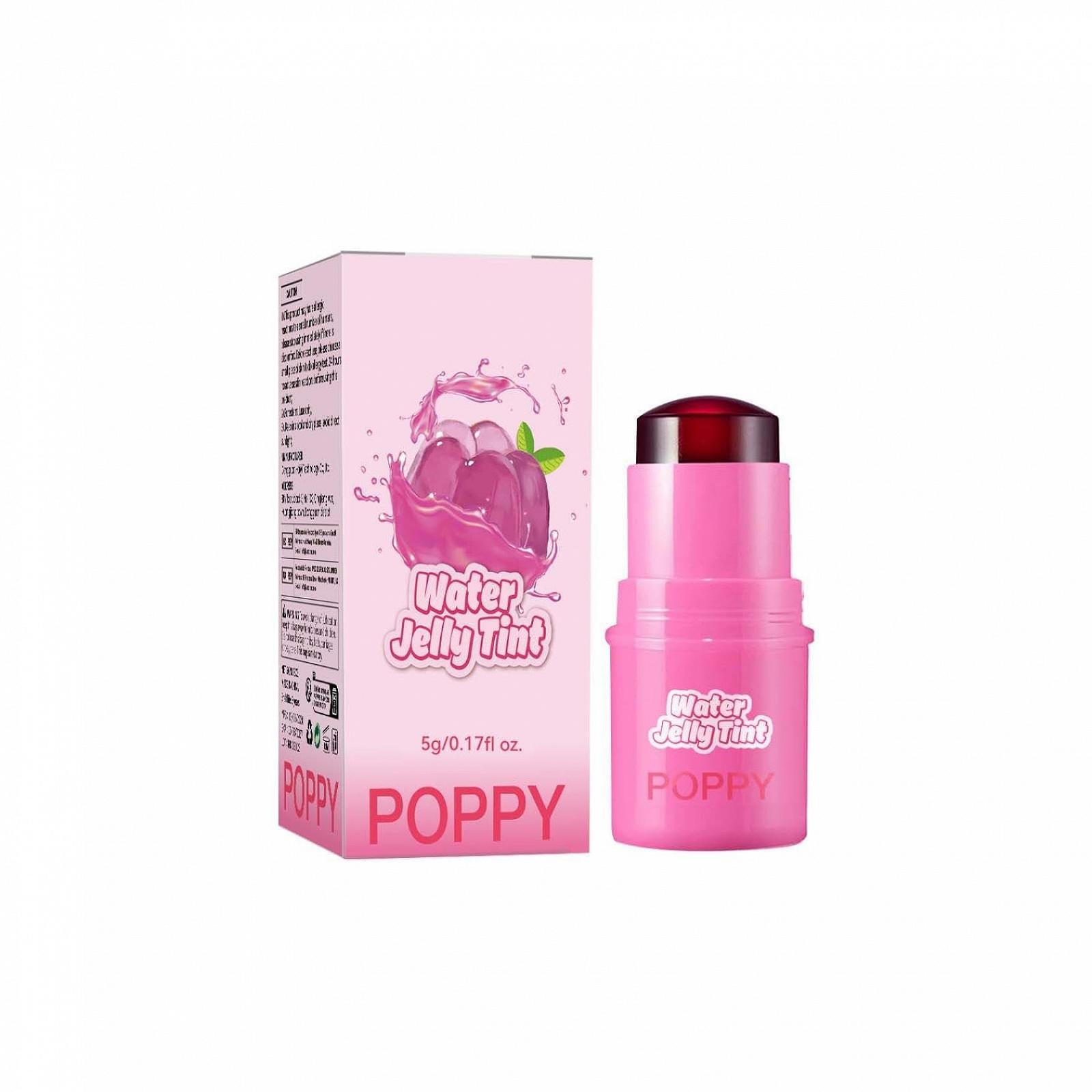 Помада Румяна Milk Cooling Water Jelly Tint Stick для Глаз (1, POOPY, 5 г), фото №1