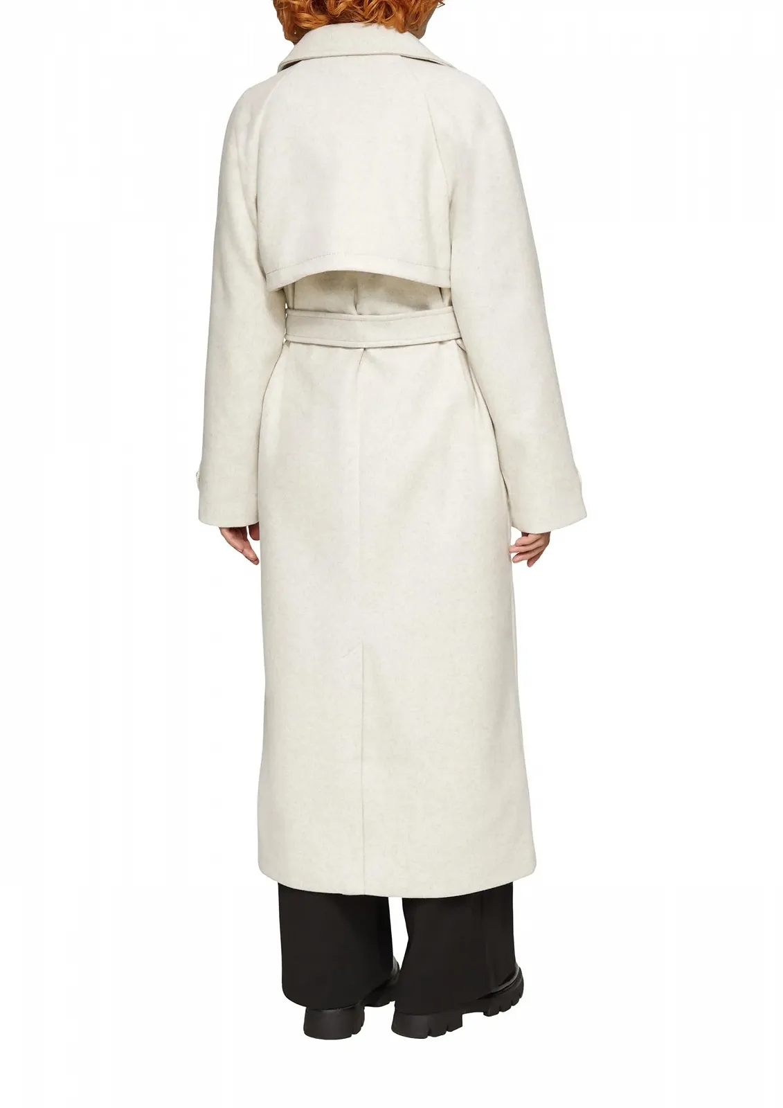 Женское пальто QS с поясом, фото №4