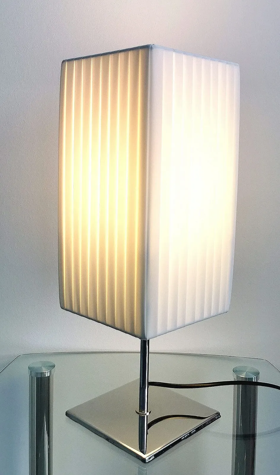 Настільна лампа Trango 2022-5W Design CANNES E27 5 Вт LED 43 см Хром, фото №2