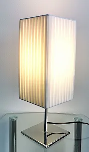 Настільна лампа Trango 2022-5W Design CANNES E27 5 Вт LED 43 см Хром synthetic.ua - Фото 1