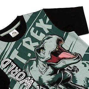 Комплект пижамный Jurassic World Футболка и шорты Хлопок Принт T Rex synthetic.ua - Фото 1