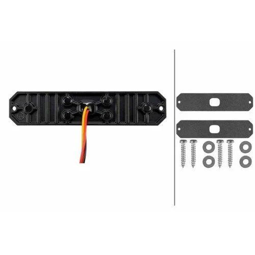 Проблесковый маячок HELLA 2XD 012 160-801 для IVECO PAUS TEREX, фото №2