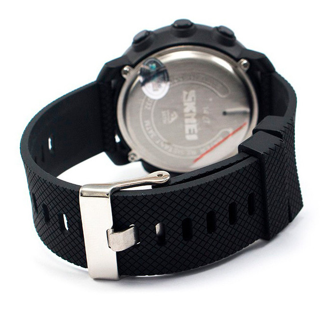 Часы наручные Skmei 1427 Оriginal Black ABS 1427BK Мужские, фото №5