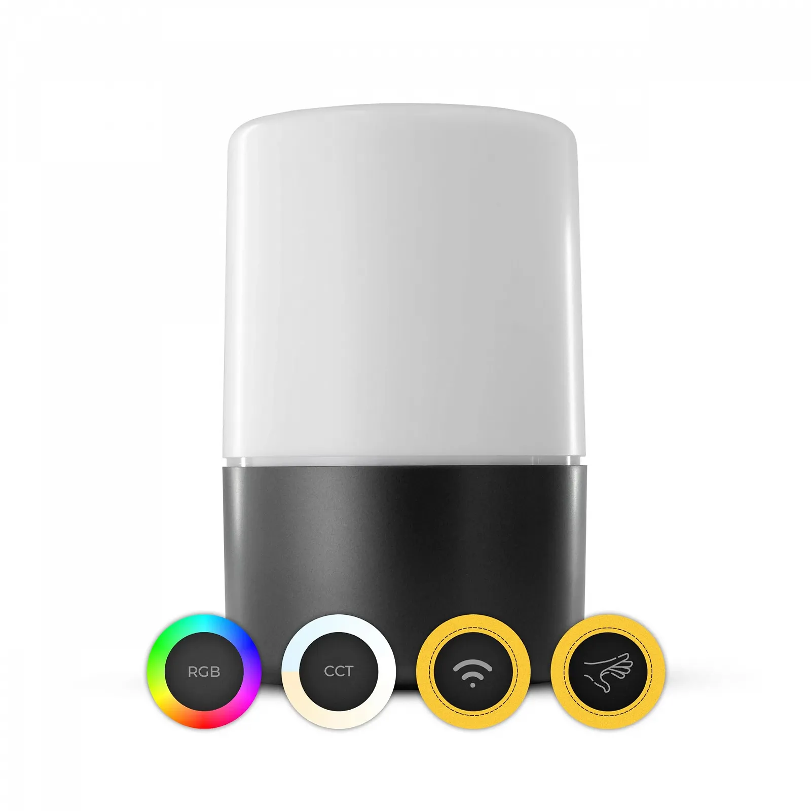 Настольная лампа Phoscon HIVE The Luminous Companion Zigbee Bluetooth Android App беспроводная зарядка LED диммируемая 16 млн цветов, фото №1