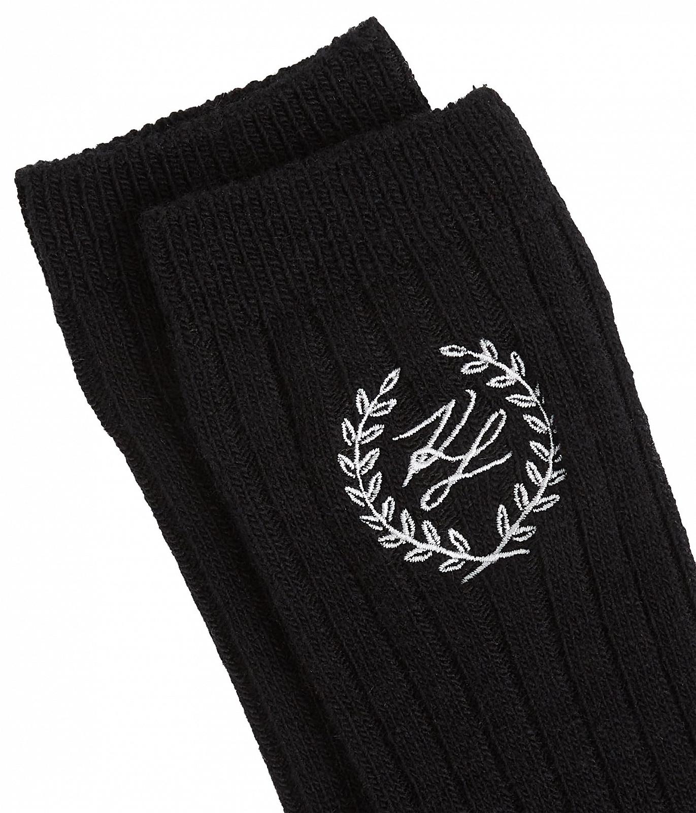 Женские носки K/Hotel Karl Crest Wool (2 пары) Бежевый/Черный One Size (2 пары), фото №3