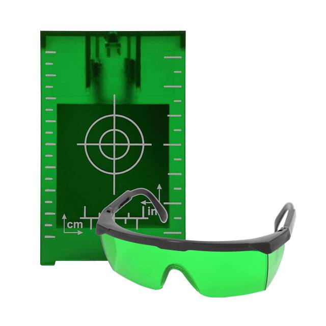 Мішень окуляри для лазерного рівня зеленого лазера INTERTOOL MT-3068, фото №1 Мішень окуляри для лазерного рівня зеленого лазера INTERTOOL MT-3068, фото №1